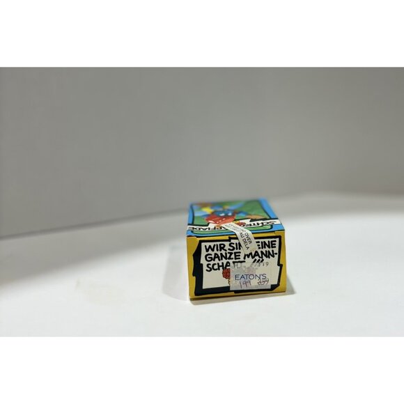 RARESuper Smurf Kayak Canoe & Paddles 40502 Figurine w/Box W.GermanyPeyoSchleich - Picture 4 of 5